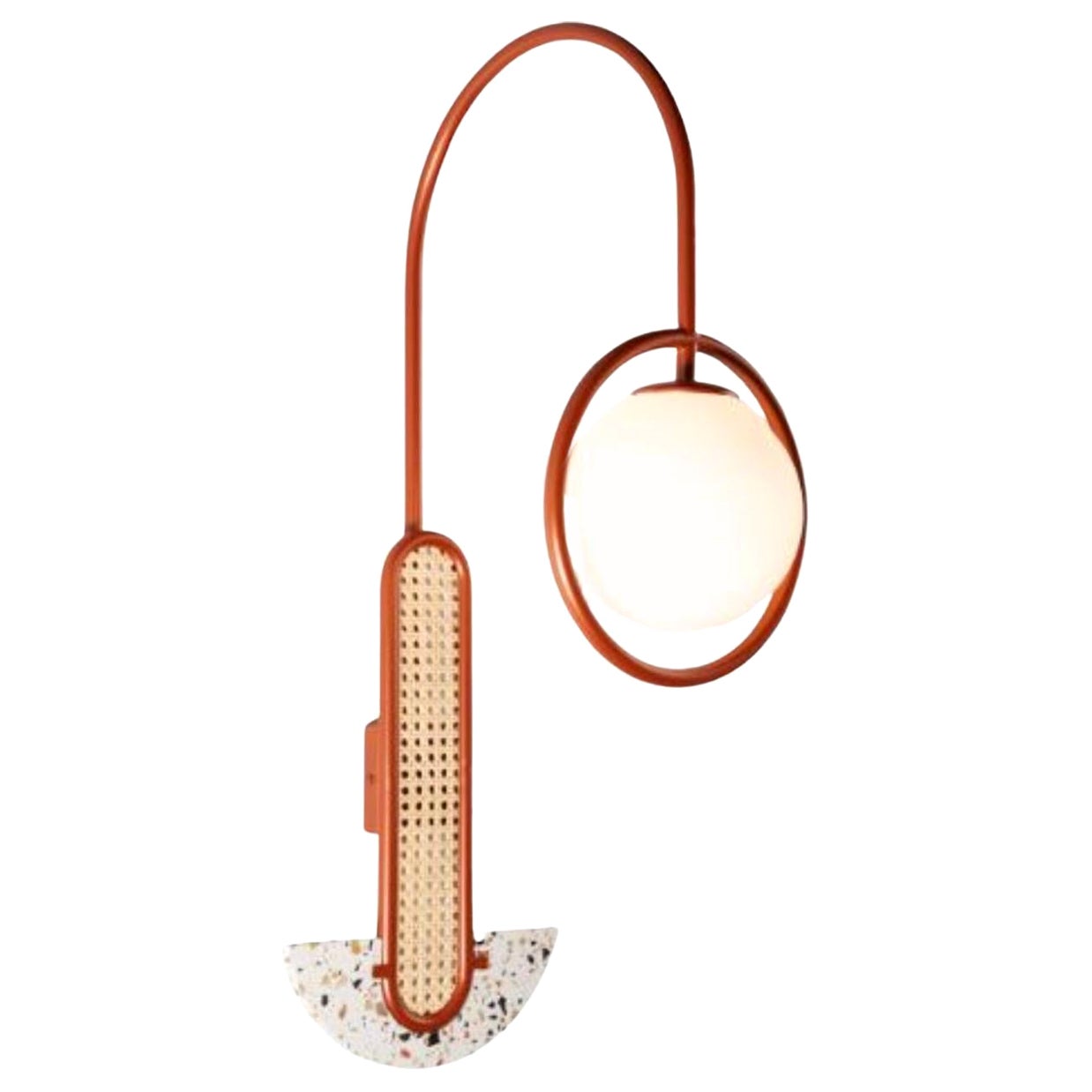 Copper Frame Wall Lamp by Dooq For Sale
