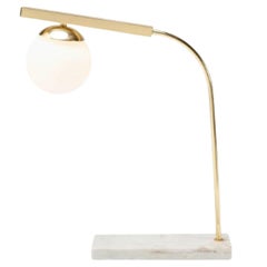Brass Globe Table Lamp by Dooq