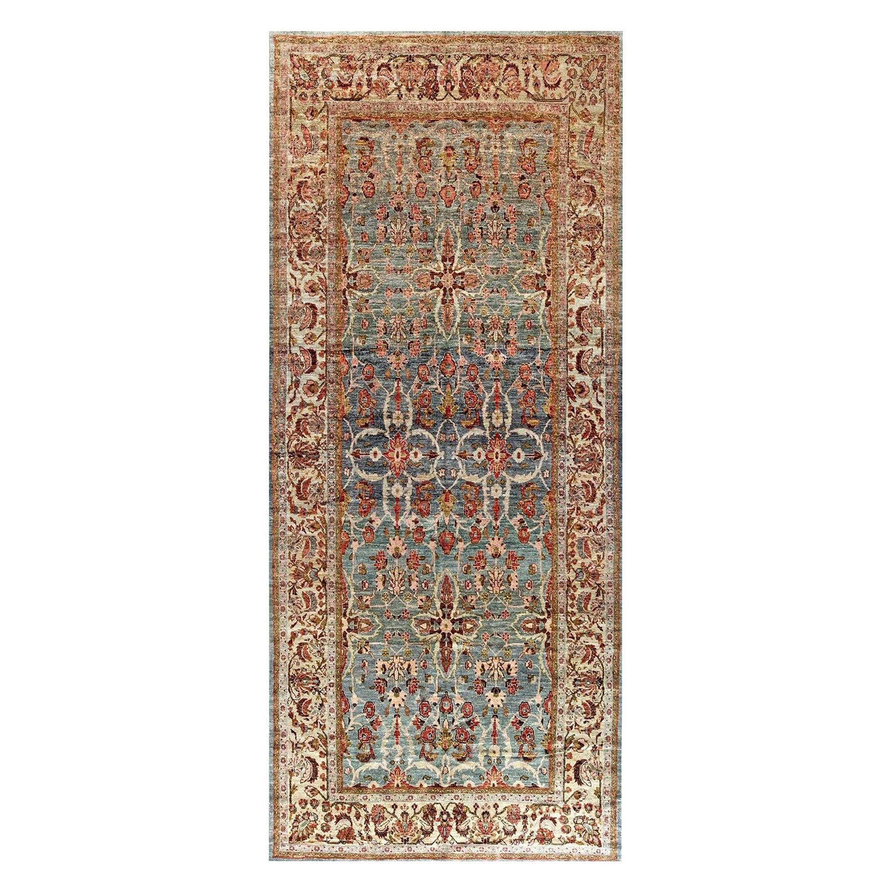 Contemporary Traditional Oriental Inspired Handmade Rug by Doris Leslie