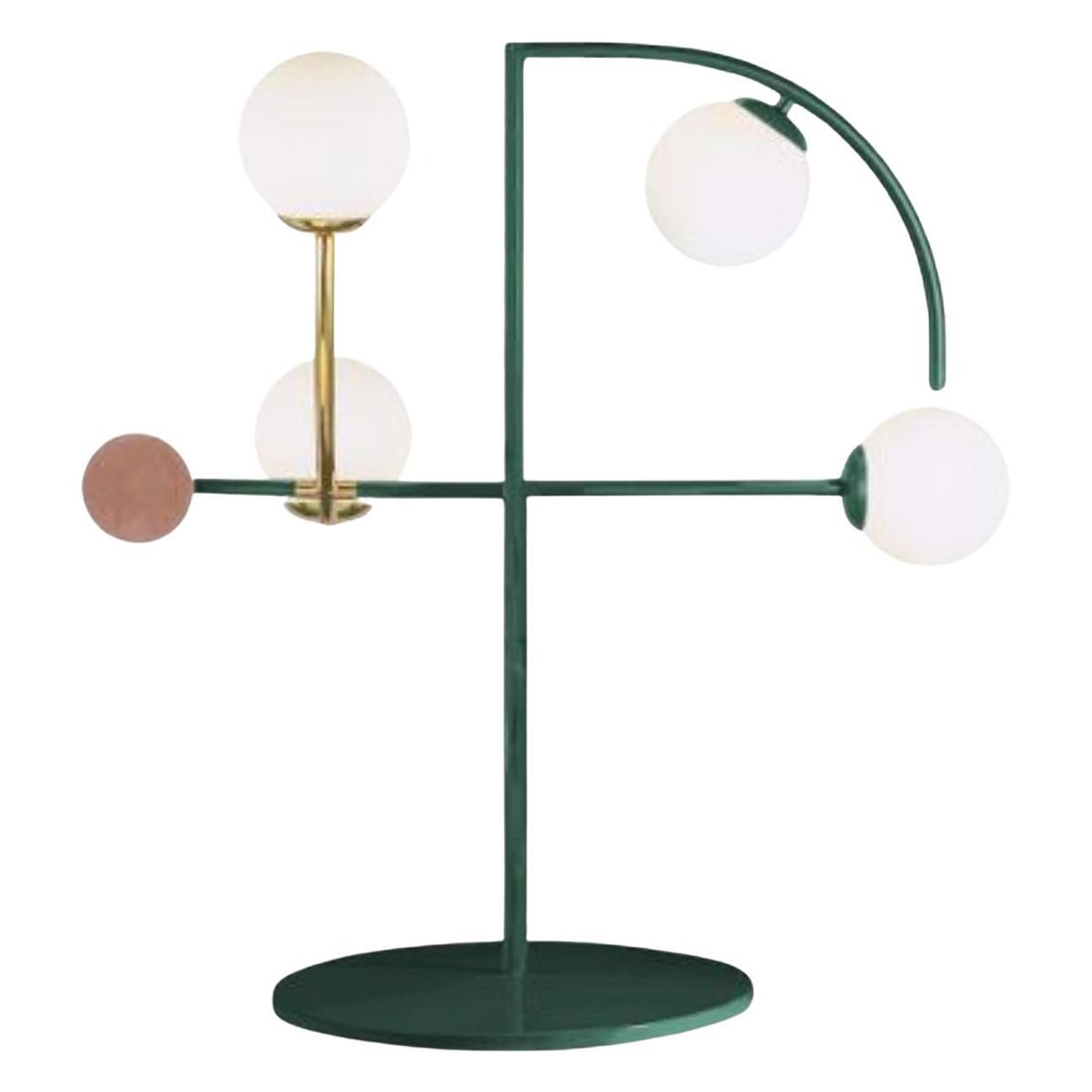 Moss Helio Table Lamp by Dooq For Sale