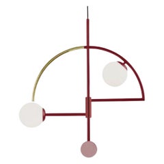 Lipstick Helio II Suspension Lamp by Dooq