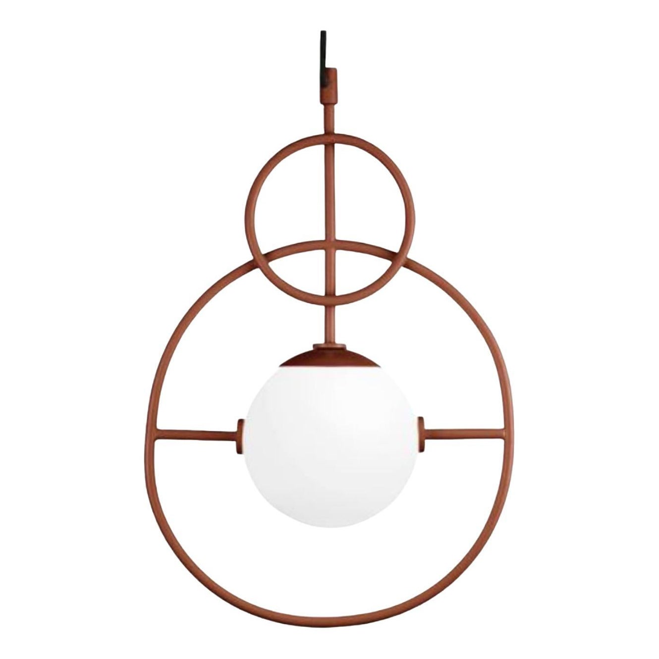 Copper Loop II Suspension Lamp by Dooq For Sale