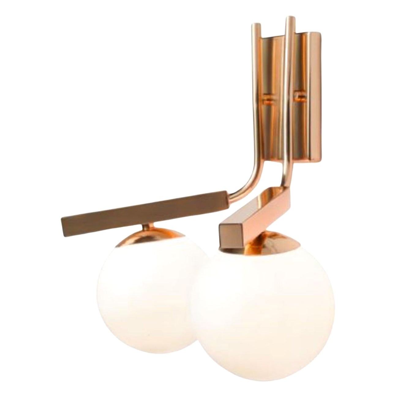 Copper Globe Wall I Lamp by Dooq For Sale