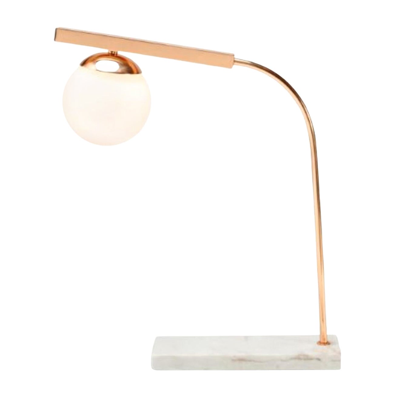 Copper Globe Table Lamp by Dooq