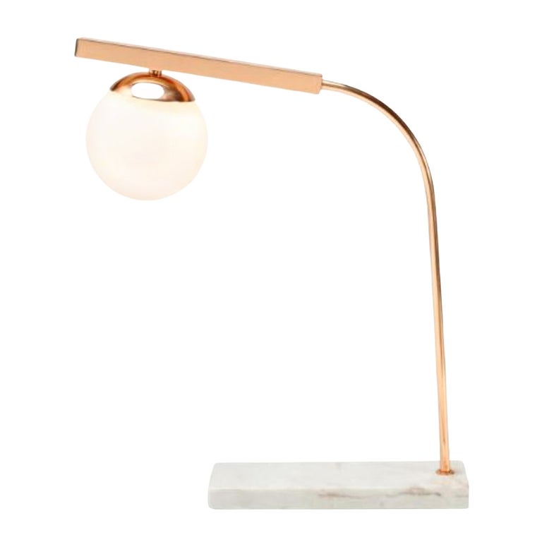 Copper Globe Table Lamp by Dooq For Sale at 1stDibs