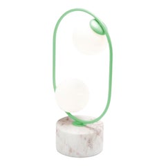 Dream Loop Table I Lamp with Marble Base by Dooq