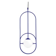 Cobalt Loop I Suspension Lamp by Dooq