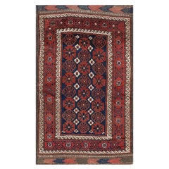 Alfombra antigua Balouch Turkman 3' 0'' x4' 9''