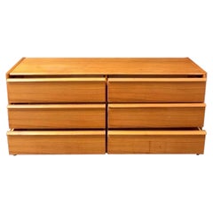 Mid Century Danish Teak 6 Drawer Dresser by JESPER