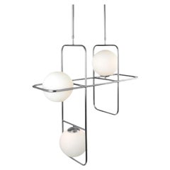 Nickel Link I Suspension Lamp by Dooq