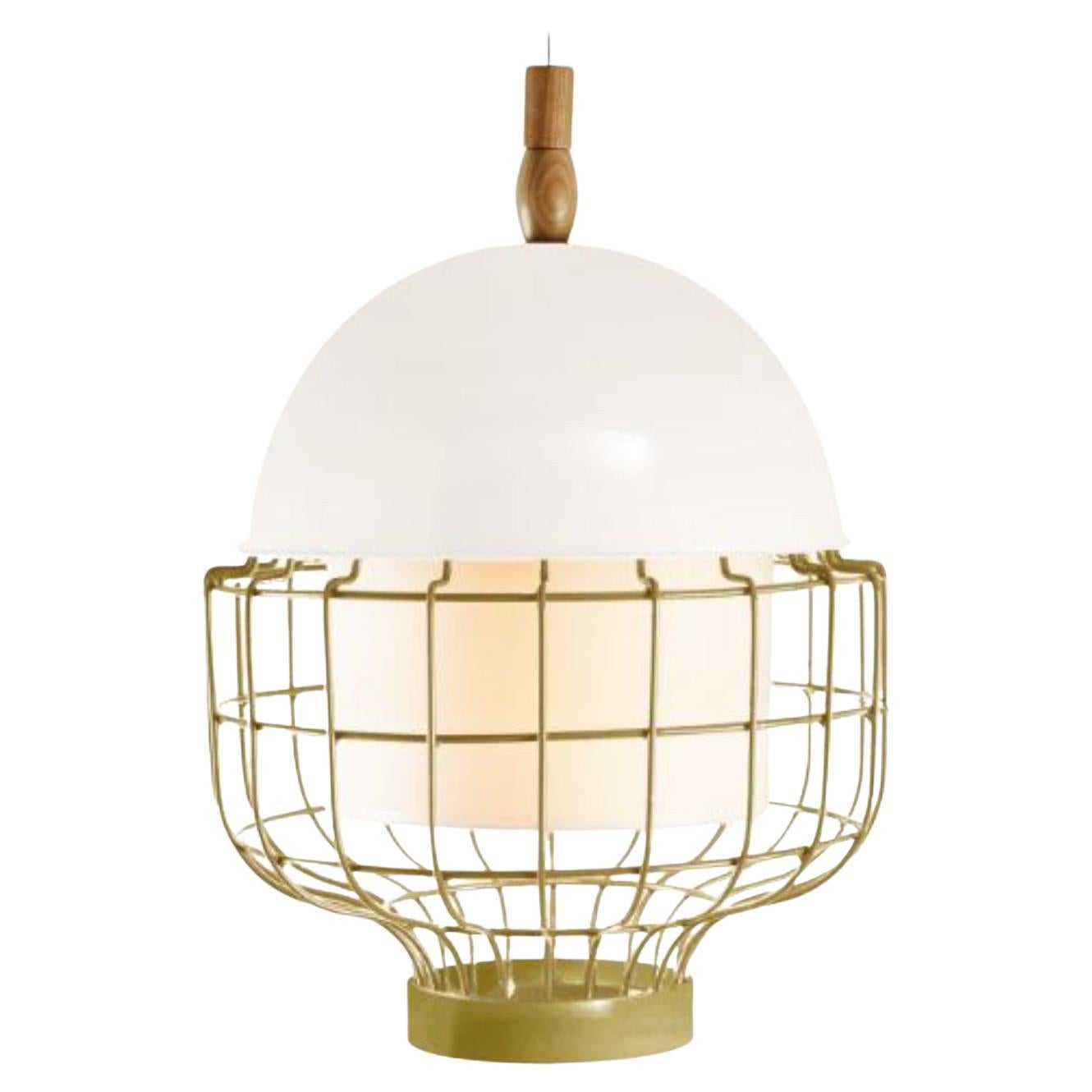 Ivory Magnolia III Suspension Lamp by Dooq For Sale