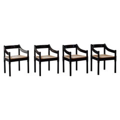 Used Vico Magistretti "Carimate" Dining Chairs for Cassina, 1960, Set of 4