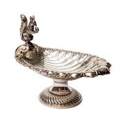 Edwardian Style Pedestal Squirrel Dish