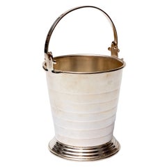 English Deco Silver Plate Ice Pail