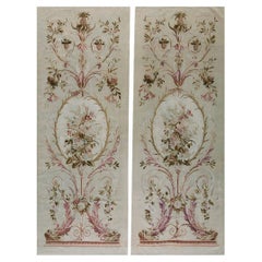 Paire de tapisseries "Portier" françaises du 19ème siècle ( 3'9" x 10'4" - 114 x 315 )