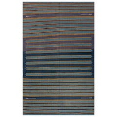 1930s Indian Cotton Dhurrie Carpet ( 5'3" x 8'3" - 160 x 252 )