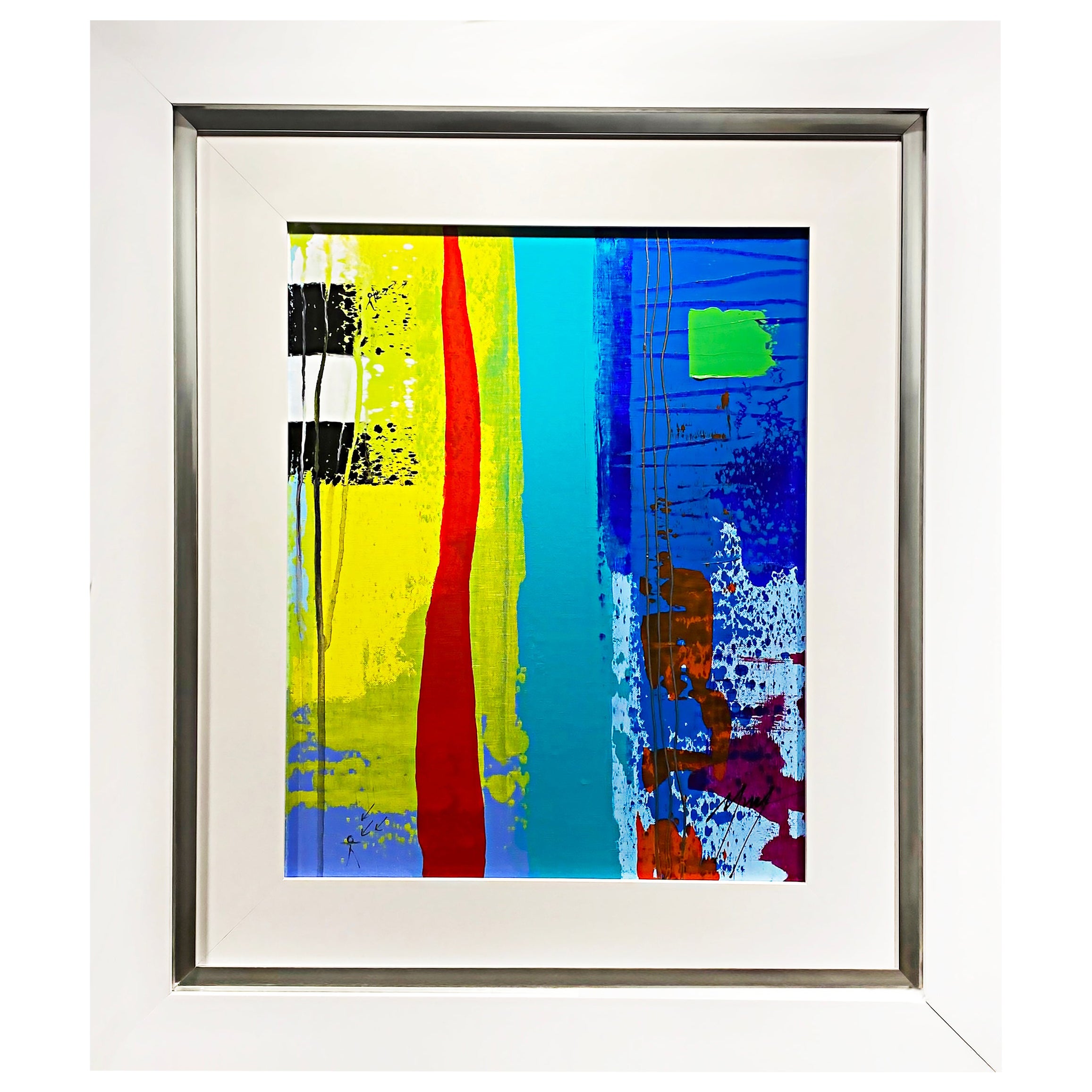 Contemporary Abstract Painting on Canvas by Murf Murphy