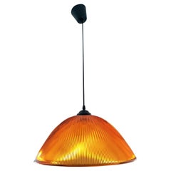 Mid-Century Pendant Chandelier Holophane, Italy 1960s