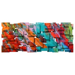 "Palette 1" Original Aluminum and Steel Wall Sculpture