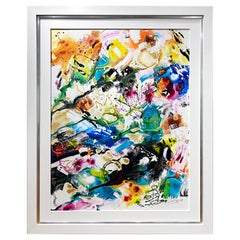 Contemporary Abstract Painting on Canvas by Alanna Murphy