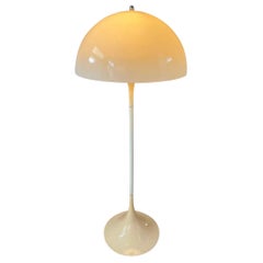 Retro Mid Century Louis Poulsen Panthella Mushroom Floor Lamp by Verner Panton
