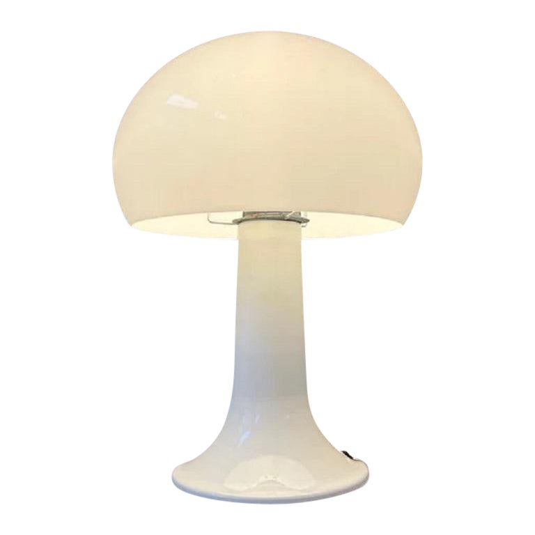 Vintage Space Age Mushroom Table Lamp by Herda, Mid Century Modern
