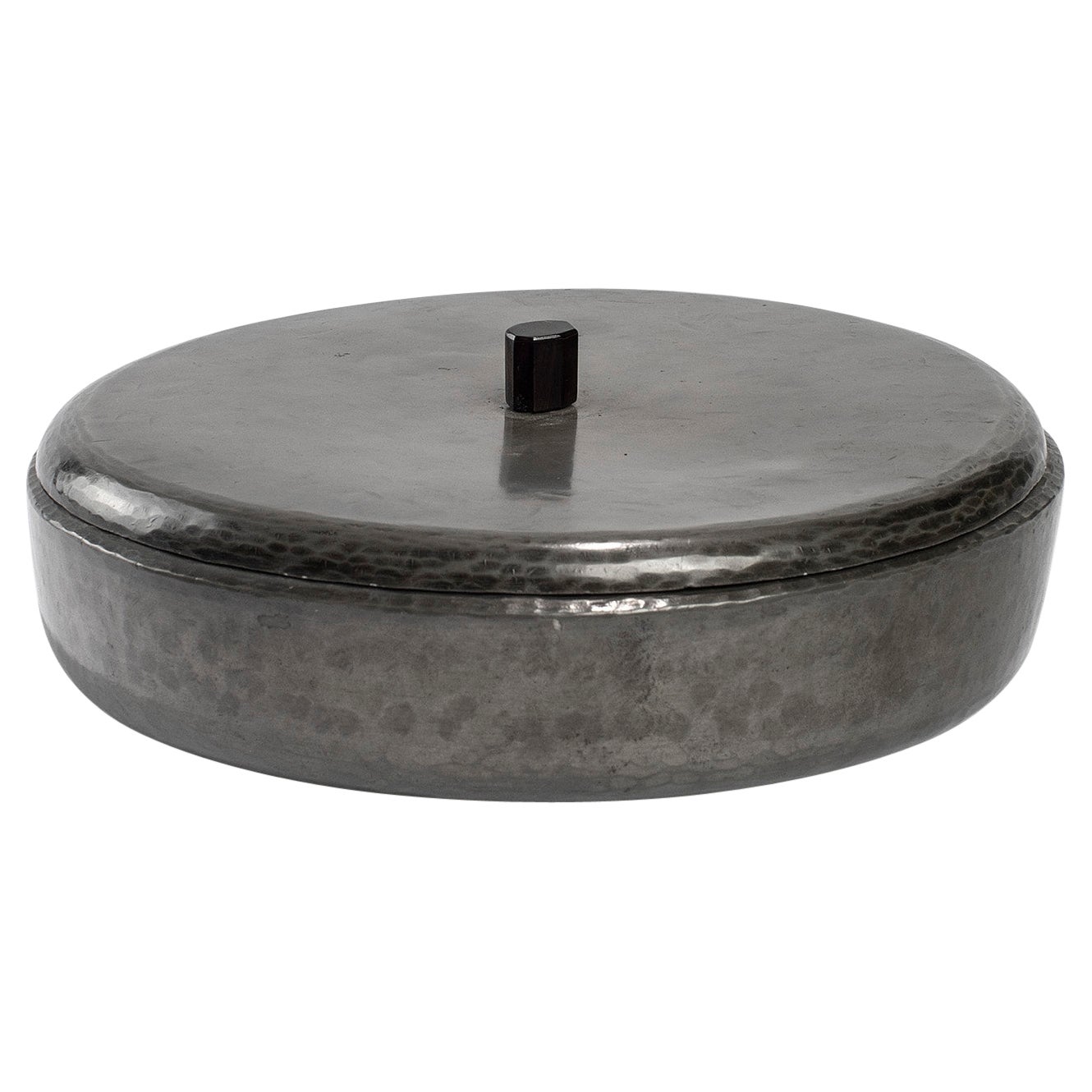 20th Century Lorenzo Burchiellaro Pewter Little Box, 60s