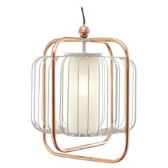 Copper and Taupe Jules III Suspension Lamp by Dooq