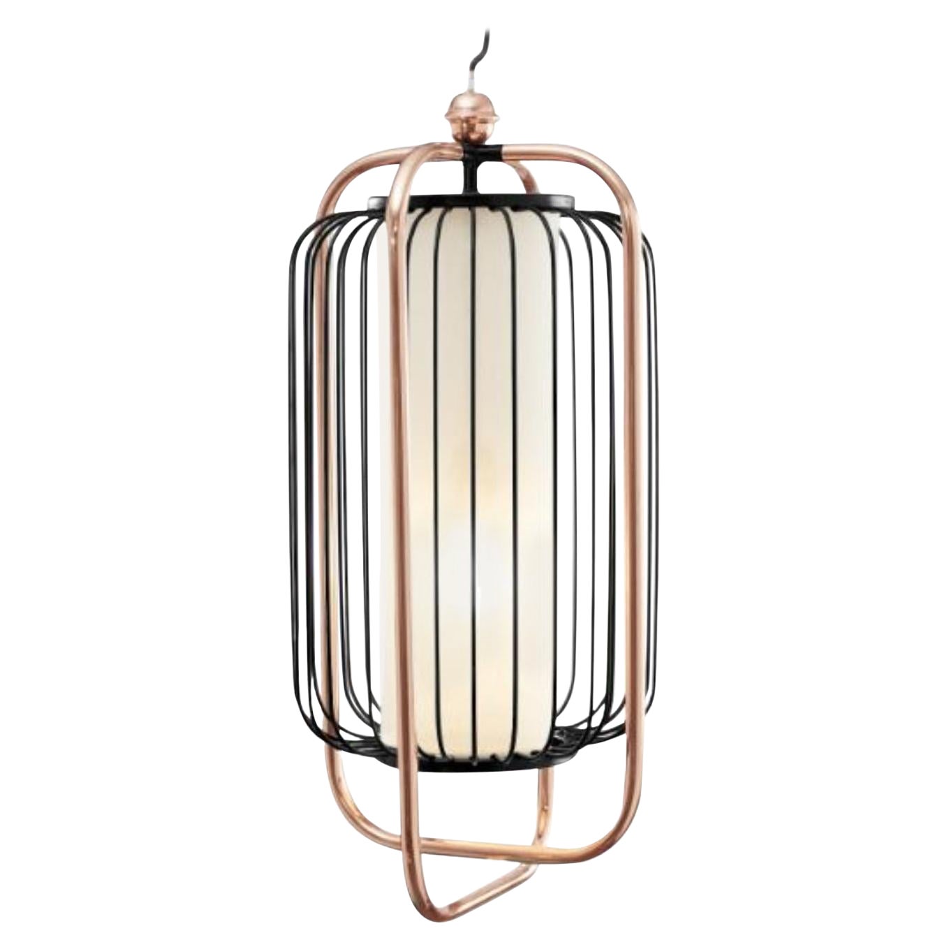 Copper and Black Jules II Suspension Lamp by Dooq For Sale