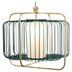 Brass and Moss Jules I Suspension Lamp by Dooq