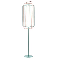 Copper and Mint Jules Floor Lamp by Dooq