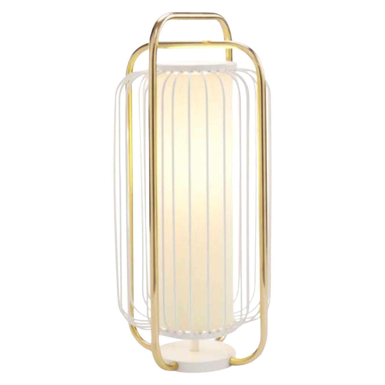 Brass and Ivory Jules Table Lamp by Dooq For Sale