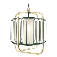 Brass and Moss Jules III Suspension Lamp by Dooq