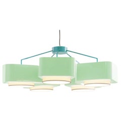 Mint and Dream Carousel Suspension Lamp by Dooq