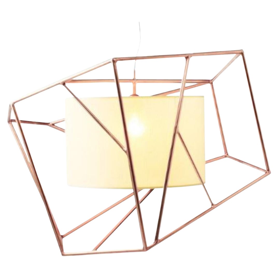 Copper Star Suspension Lamp by Dooq