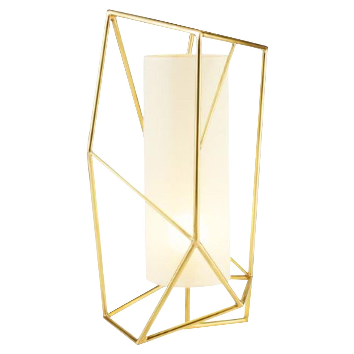 Brass Star Table Lamp by Dooq For Sale