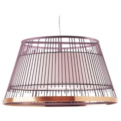 Lilac Up I Suspension Lamp with Copper Ring by Dooq
