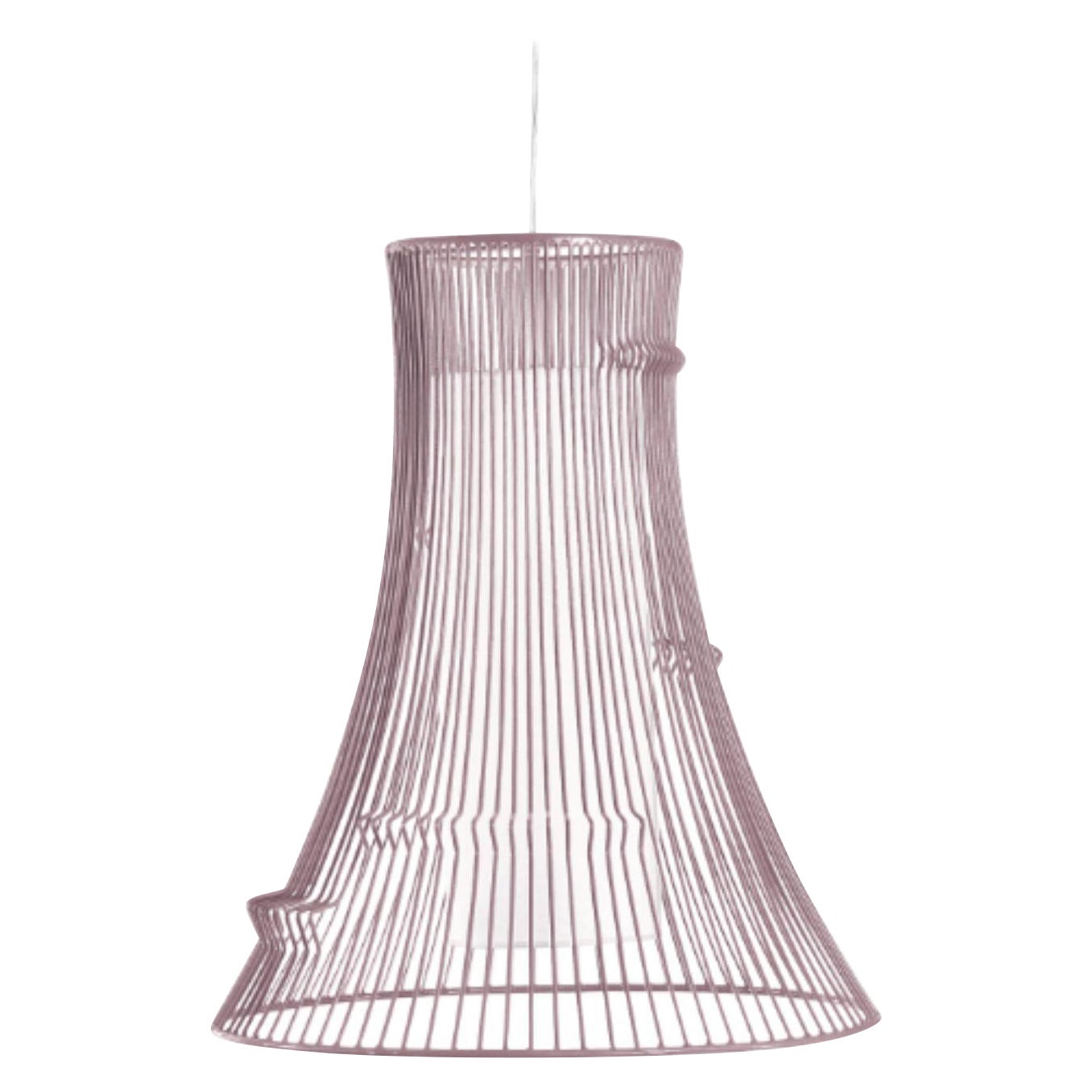 Lilac Extrude Suspension Lamp by Dooq