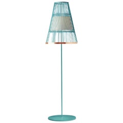 Mint Up Floor Lamp with Copper Ring by Dooq