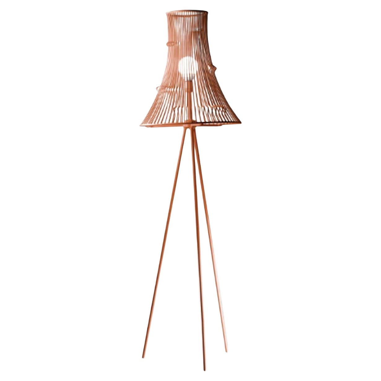 Salmon Extrude Floor Lamp by Dooq For Sale