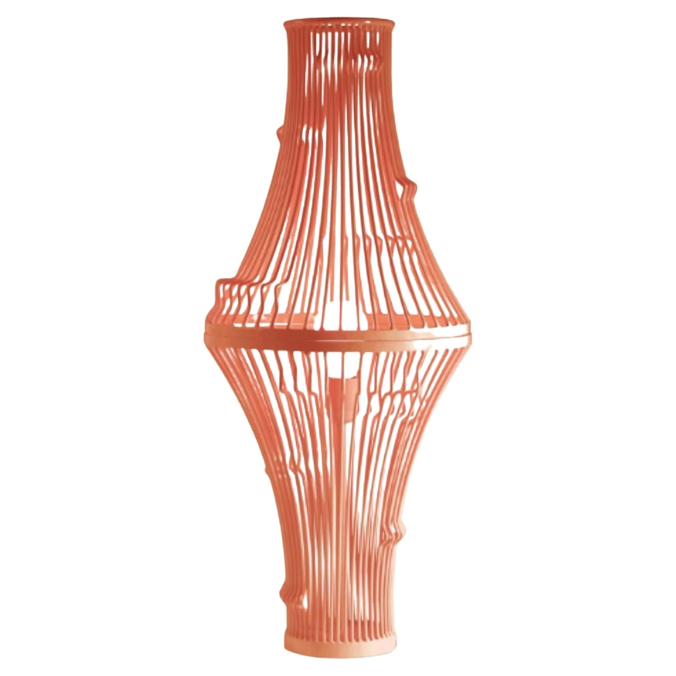 Salmon Extrude I Table Lamp by Dooq For Sale