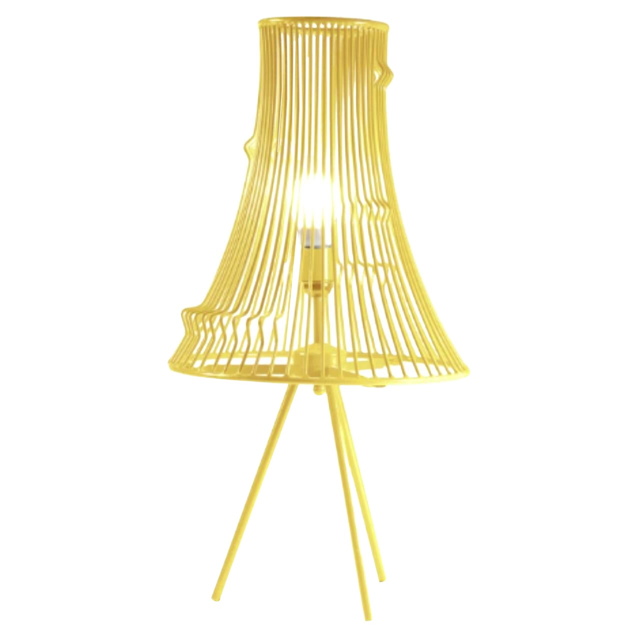 Yellow Extrude Table Lamp by Dooq