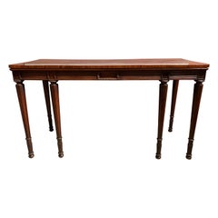 Elegant English George III Mahogany Serving Table in the Adam Style
