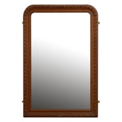 Louis Philippe Wall Mirror Oak Mirror