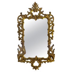 Antique Louis XV Style Giltwood Wall Mirror
