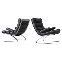 Pair of Early 'Sinus' Lounge Chairs by R. Adolf & H. Schröpfer for COR, 1976