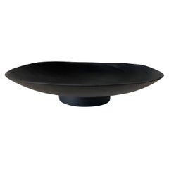 Comitan Black Resin Large Pedestal Bowl by Baron y Vicario