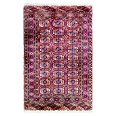 Antique Early 20th Century Persian Tekeh Rug