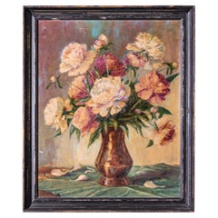Used 20th Century, Czech, Still Life in Wooden Frame