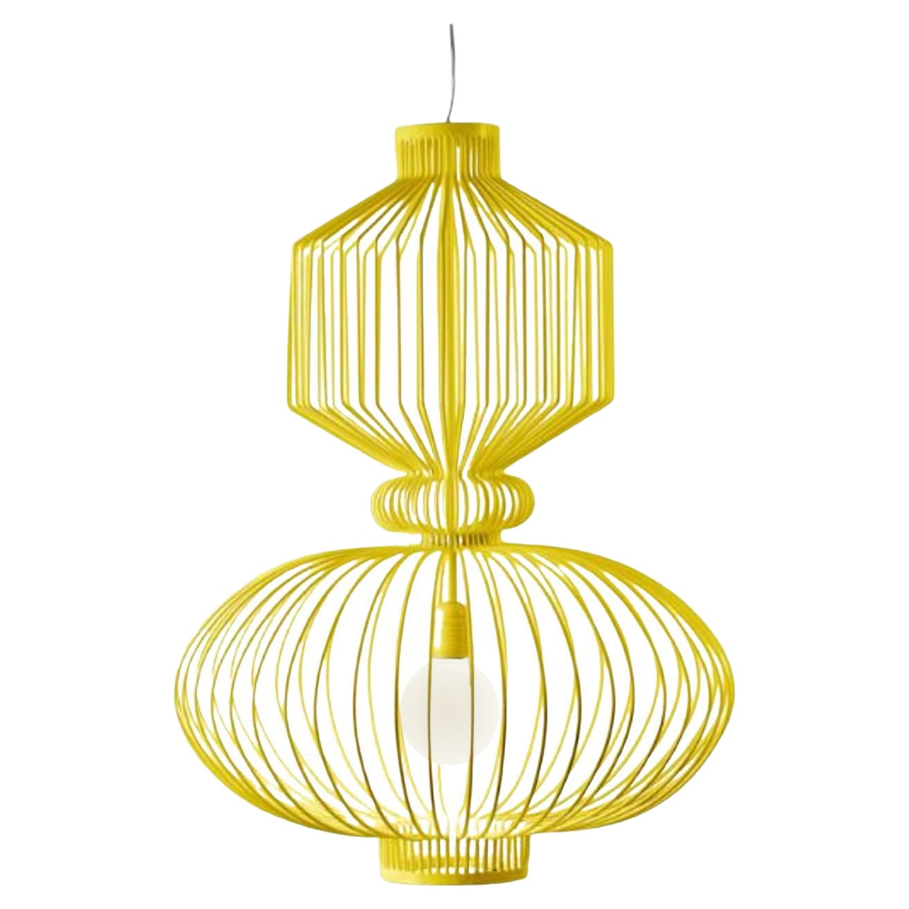 Yellow Revolution Suspension Lamp by Dooq For Sale